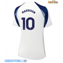 Camisa de time de futebol Tottenham Hotspur James Maddison #10 Replicas 1º Equipamento Feminina 2025-26 Manga Curta